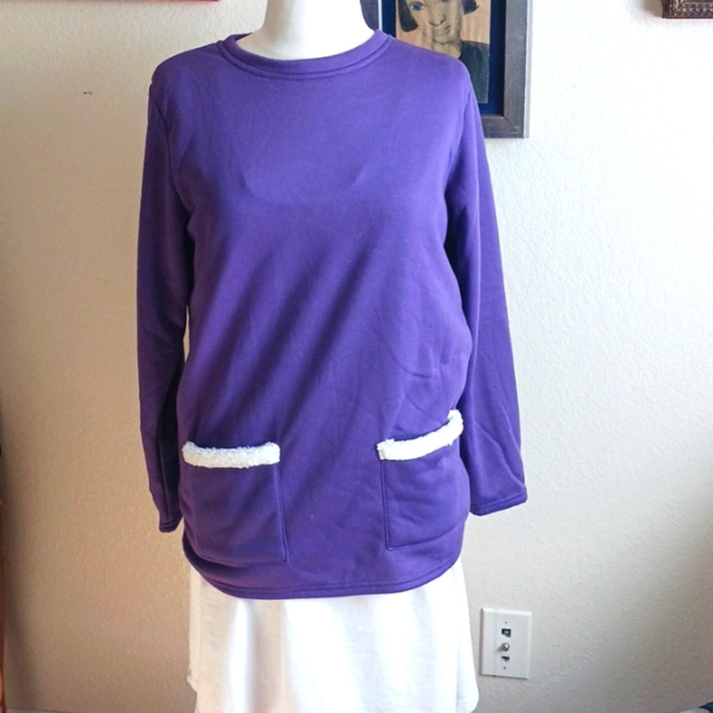 Sweatshirt with fleece Lining